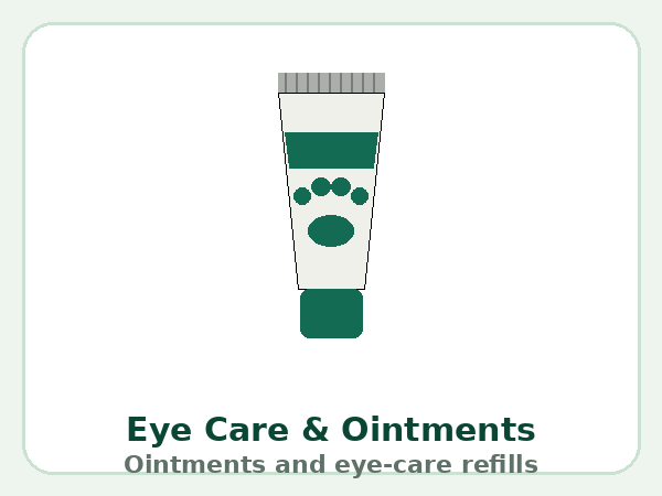 Eye care & ointment refills — product illustration